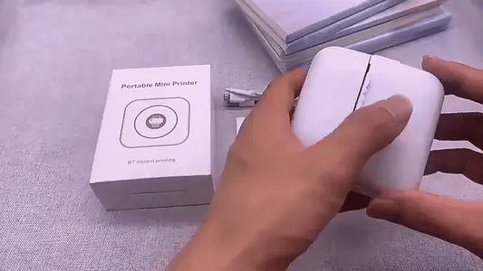 Portable Mini Bluetooth Printer – Inkless Instant Thermal Printing