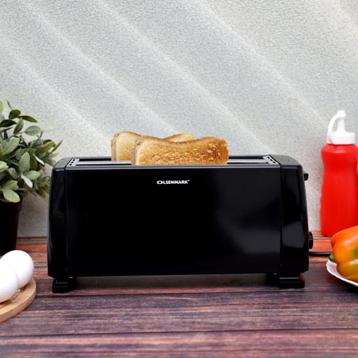 4-Slice Bread Toaster with Wide Slots