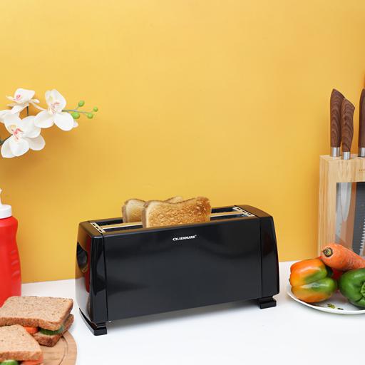 4-Slice Bread Toaster with Wide Slots