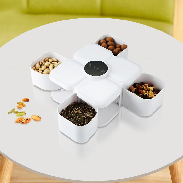 Smart Touch Candy Box – Divided Snack Organizer 2.5L