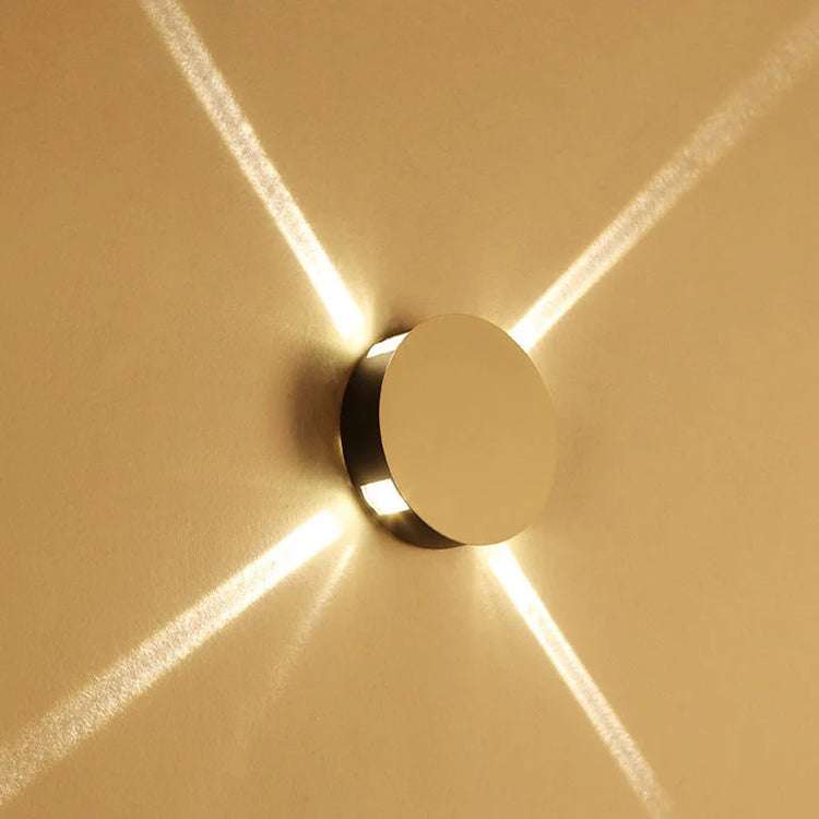 Cross Star Outdoor LED Wall Lamp