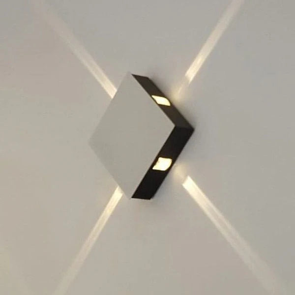 Cross Star Outdoor LED Wall Lamp