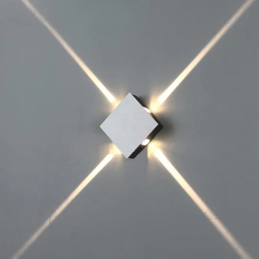 Cross Star Outdoor LED Wall Lamp