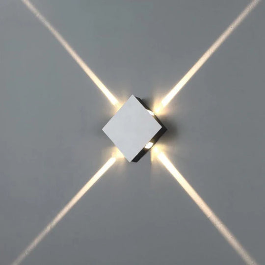 Cross Star Outdoor LED Wall Lamp