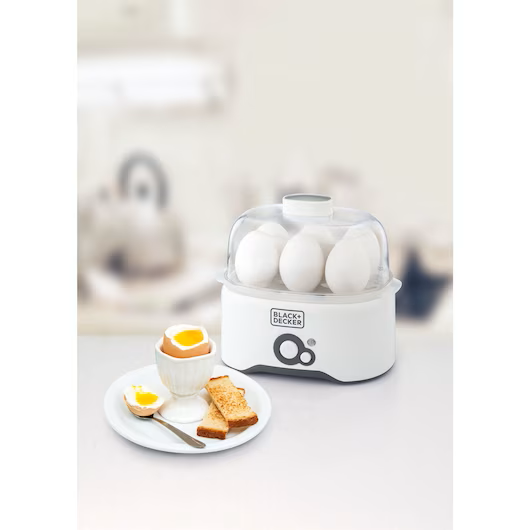 EggEase™ Electric Egg Cooker – Compact 6-Egg Boiler (280W)