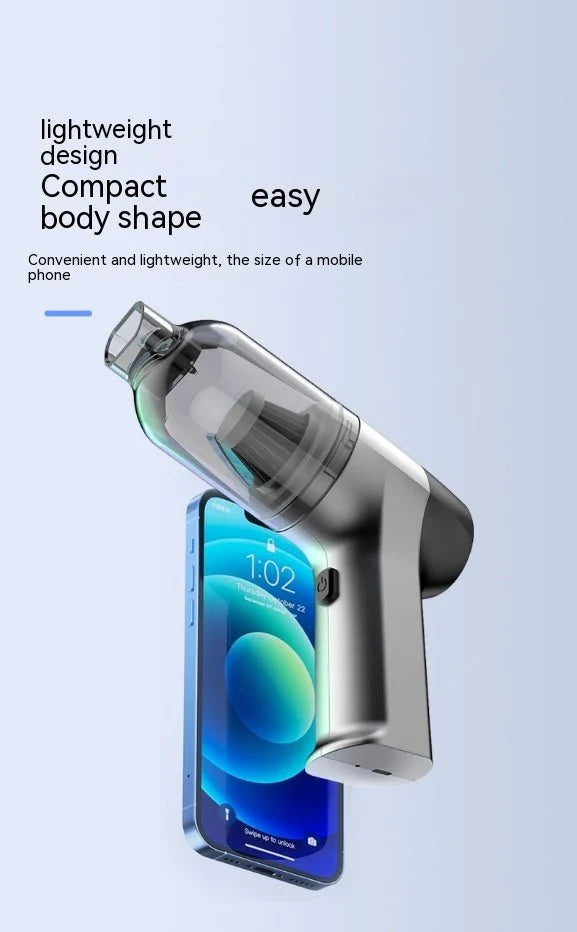 Wireless Handheld Car Cleaner – Super Strong Suction 12000Pa