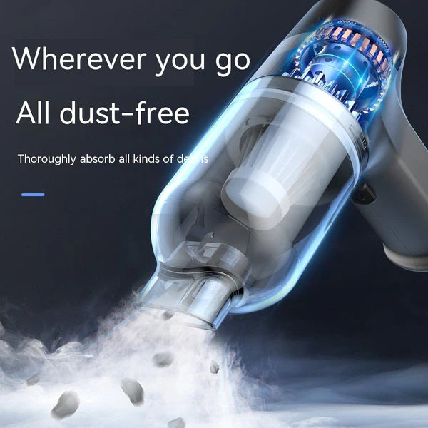 Wireless Handheld Car Cleaner – Super Strong Suction 12000Pa