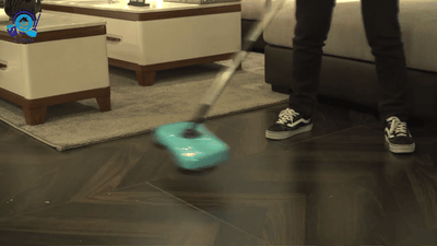 CleanNest™ 360° Floor Sweeper – Manual Rotating Broom for All Surfaces