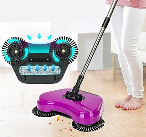 CleanNest™ 360° Manual Floor Sweeper