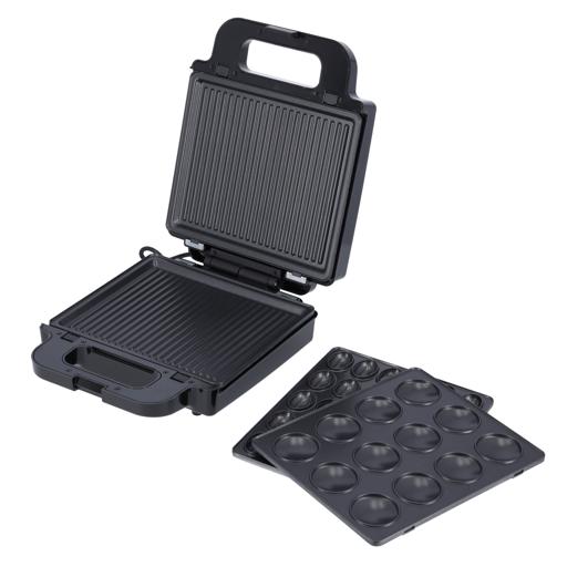 3-in-1 Snack Maker – Grill, Toast & Sandwich All in One