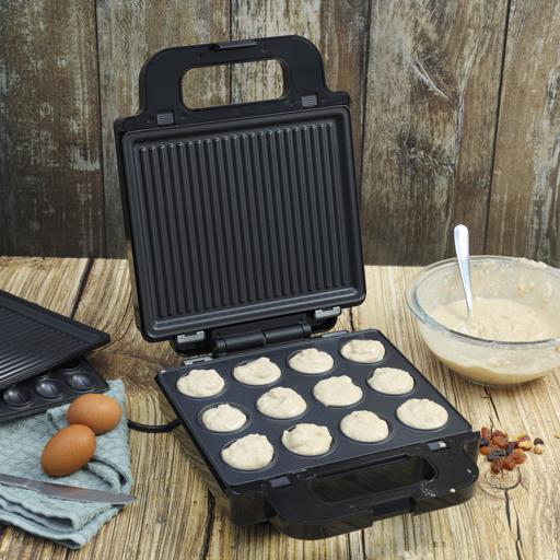 3-in-1 Snack Maker – Grill, Toast & Sandwich All in One