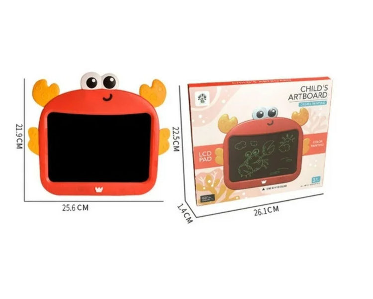 DoodleCrab™ LCD Writing Pad for Kids – Reusable Drawing Tablet