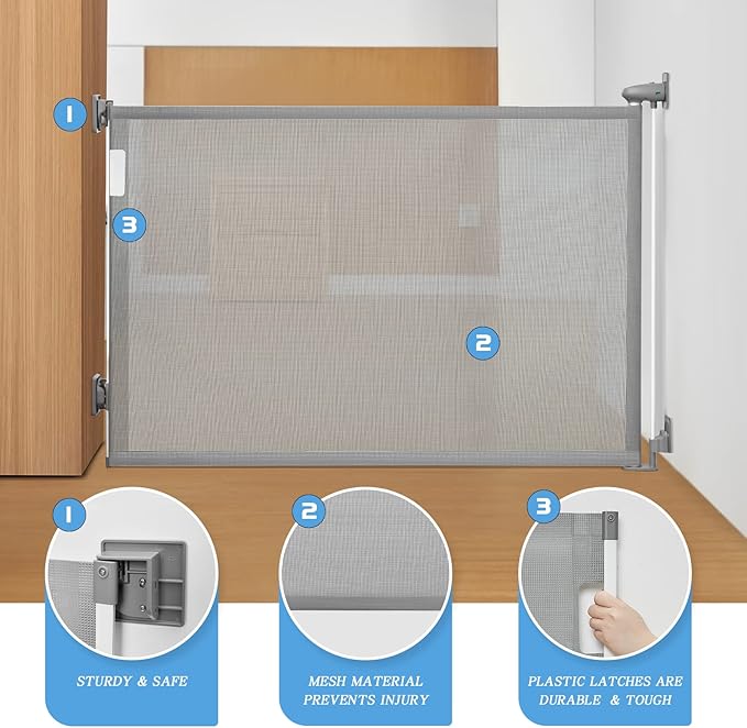 Baby Doorway Safety Gate Adjustable
