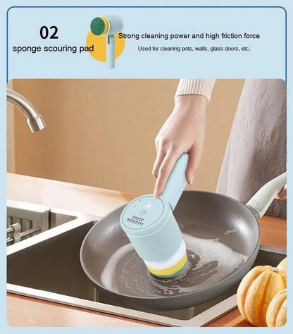 Handheld Electric Floor Cleaning Brush – Multifunctional Scrubber for Home Use