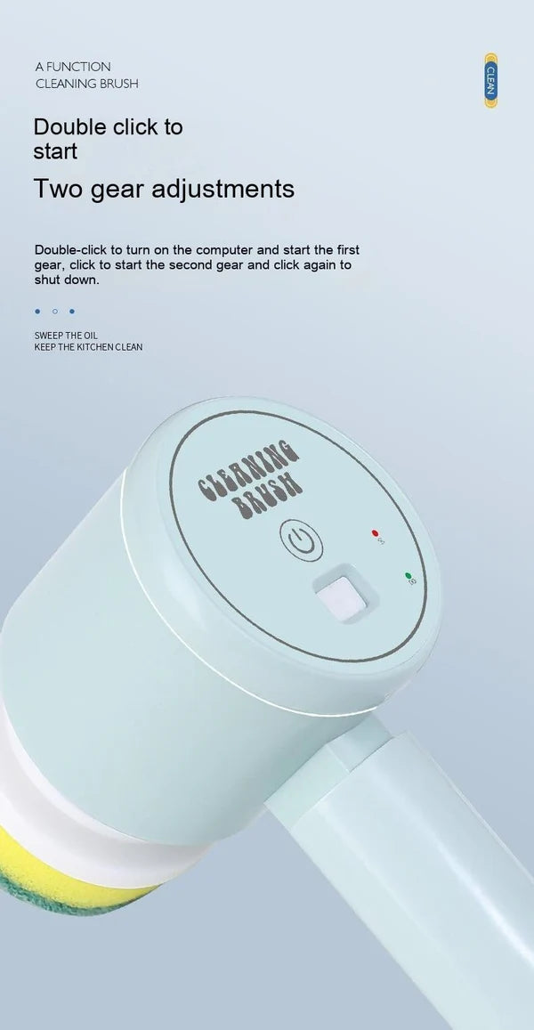 Handheld Electric Floor Cleaning Brush – Multifunctional Scrubber for Home Use