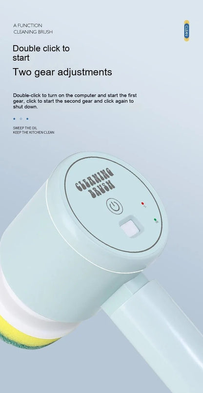 Handheld Electric Floor Cleaning Brush – Multifunctional Scrubber for Home Use