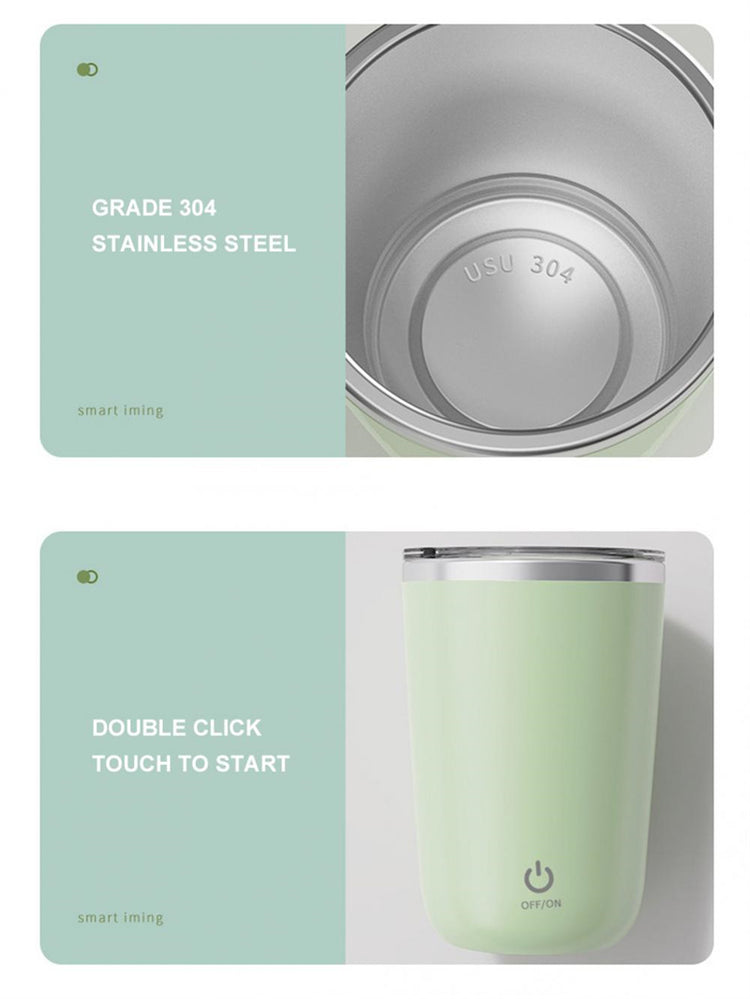 Automatic Self-Stirring Mug 350ml Stainless Steel