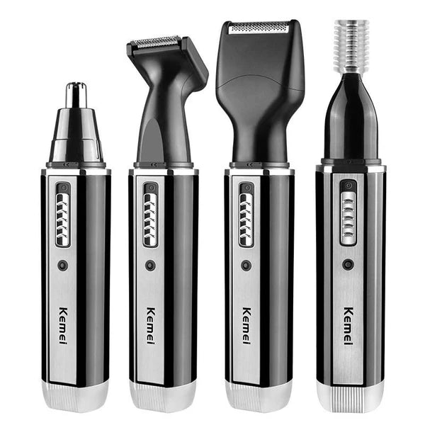 Rechargeable Electric Nose Hair Trimmer Set – Multi-Functional Grooming Kit