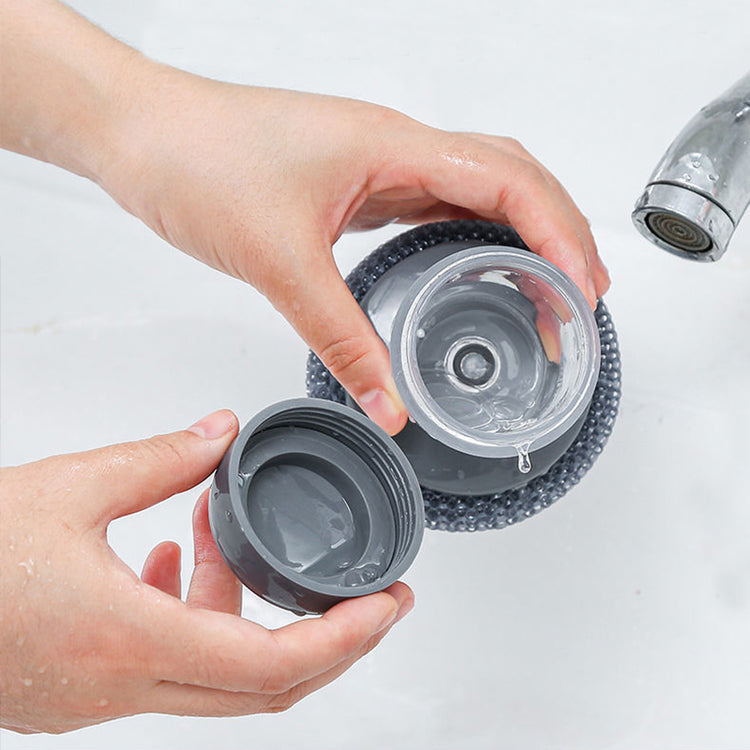 ScrubMate™ Liquid Soap Dispensing Pot Brush