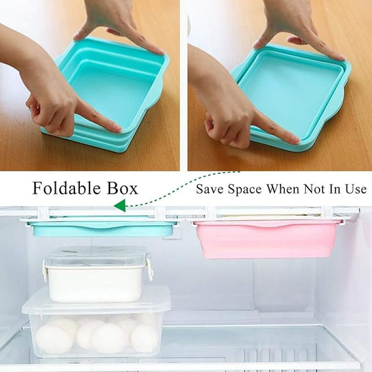 Refrigerator Storage Box – Stackable Transparent Food Organizer