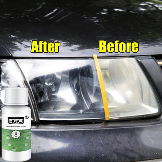 Headlight Restoration Solution for Car Lights