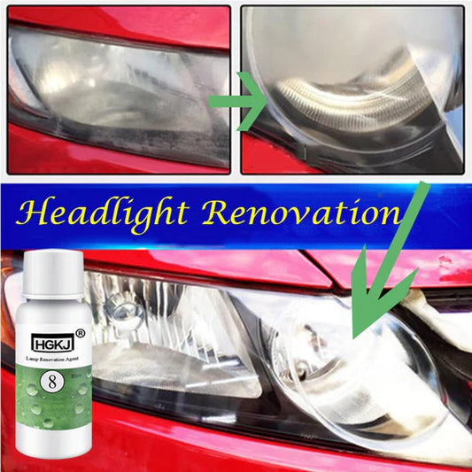 Headlight Restoration Solution for Car Lights