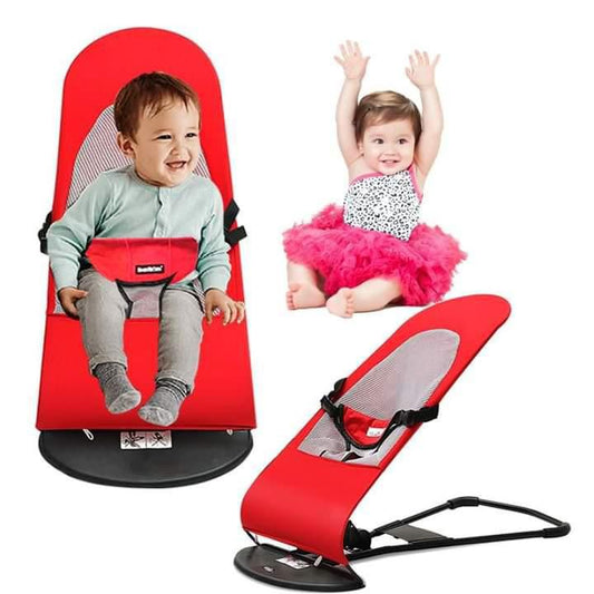 Foldable Baby Sitter Jumping Chair with Toy Bar – Soft & Safe Bouncer for Infants