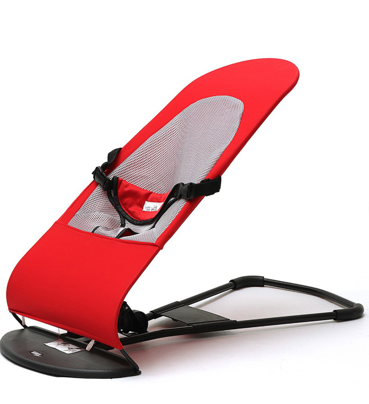 Foldable Baby Bouncer with Toy Bar