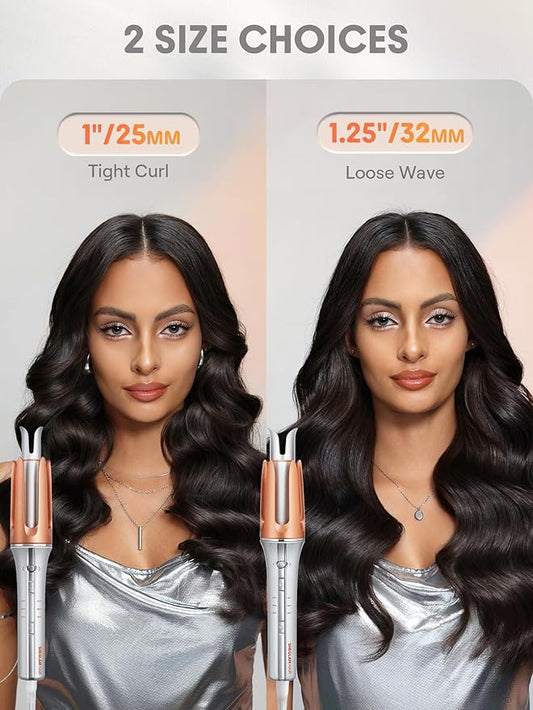 SHEGLAM It-Curl Instant Hair Curler – One-Touch Auto Curling Wand