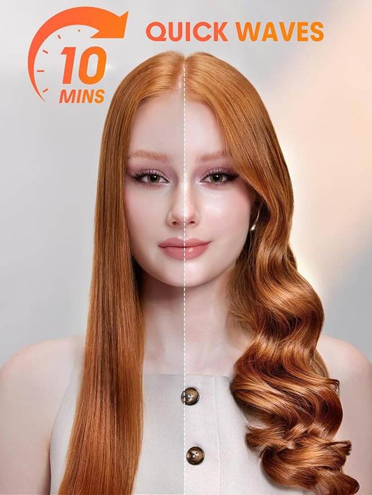 SHEGLAM It-Curl Instant Hair Curler – One-Touch Auto Curling Wand