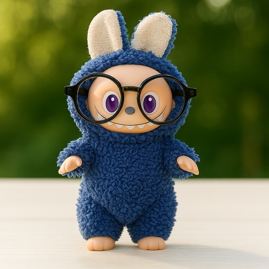 Labubu Plush Bunny-Monster – 12" Collectible with Removable Glasses