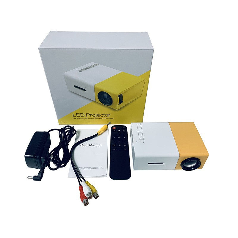 LumaCast™ Mini Smart Projector – Android 9.0 | 120" Display | Built-in Speakers