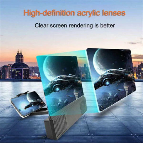12″ Mobile Phone Screen Amplifier with Speaker