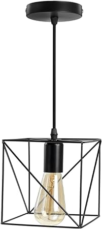 Modern Cube Ceiling Chandelier Semi Flush Mount
