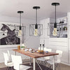 Modern Cube Ceiling Chandelier Semi Flush Mount