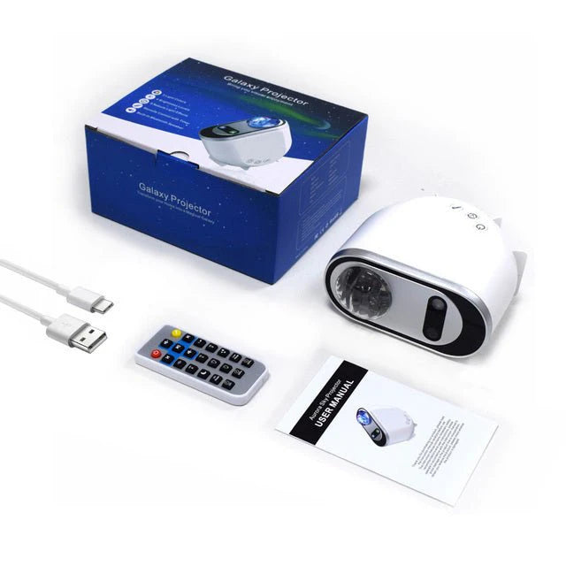 Aurora Galaxy Projector Lamp with Music Sync