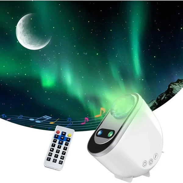 Aurora Galaxy Projector Lamp with Music Sync