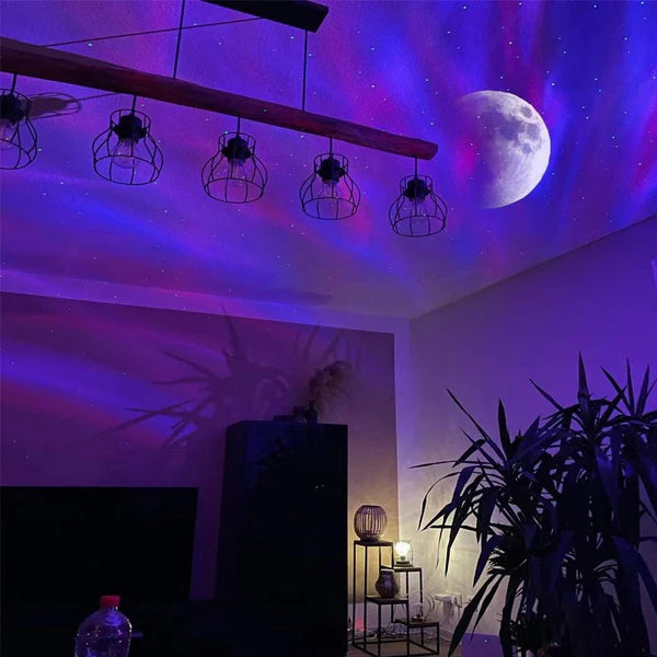Aurora Galaxy Projector Lamp with Music Sync