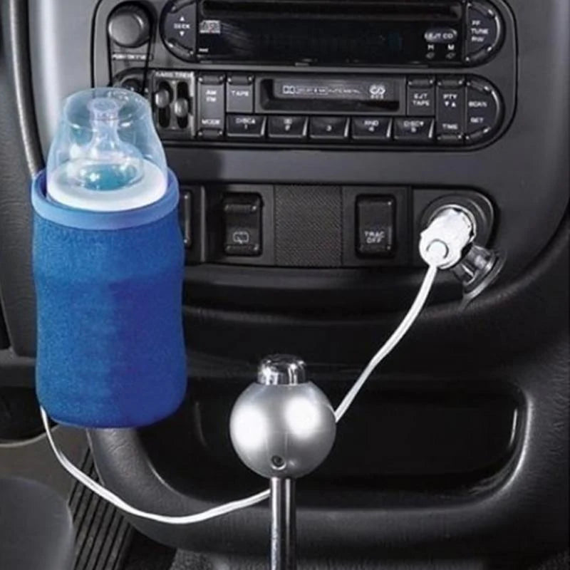 Portable Car Baby Bottle Warmer – Travel Milk Heater with 12V DC Power