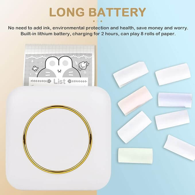 Portable Mini Bluetooth Thermal Printer