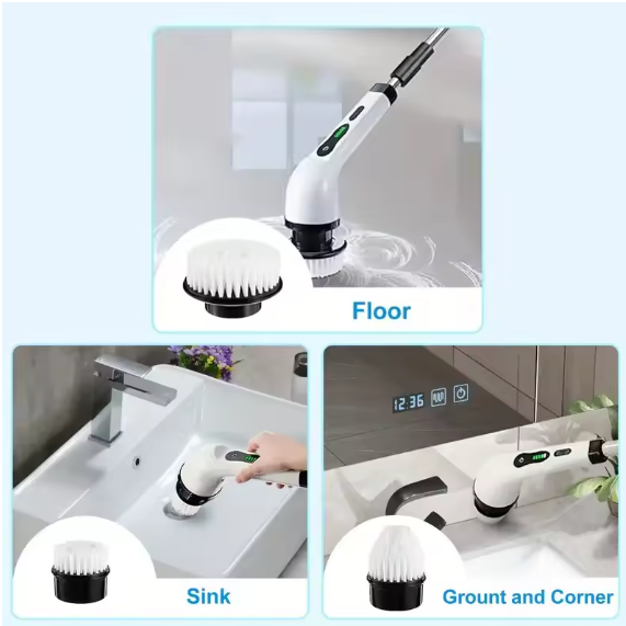 Electric Cleaning Brush JY-6010 – Cordless Power Scrubber