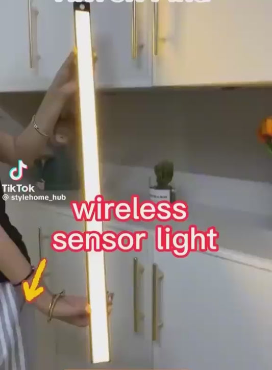 Rechargeable Motion Sensor LED Light Bar – 3 Light Modes | Wireless Cabinet & Closet Lighting