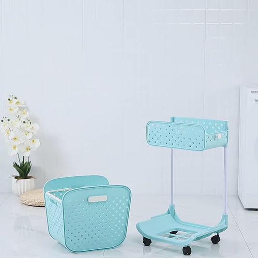 StoreNest Rolling Storage Organizer – 2 & 3 Tier with Wheels