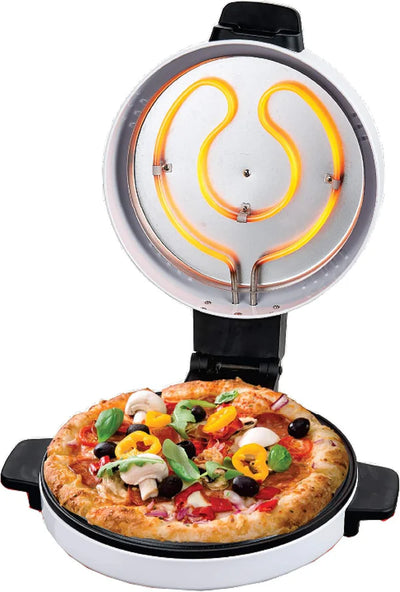 QuickPress™ Electric Pizza & Roti Maker – Non-Stick Dual Plate Cooker