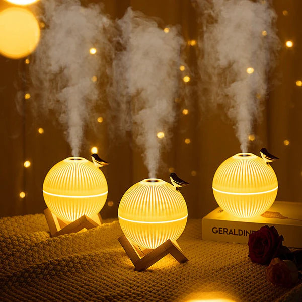 Desktop Humidifier – Silent Operation with Ambient Light & USB Power