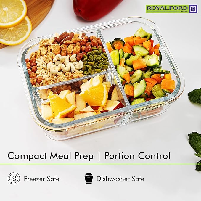 SmartSeal™ Leakproof Food Storage Containers (2 & 3 Compartment)
