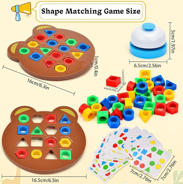 SnapShapes™ Shape & Color Matching Game for Kids