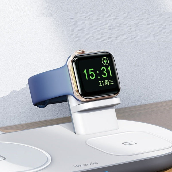 3-in-1 Magnetic Wireless Charger – Spacecraft Series Vertical Charging Station with Desktop Storage