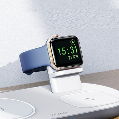 3-in-1 Magnetic Wireless Charger – Spacecraft Series Vertical Charging Station with Desktop Storage