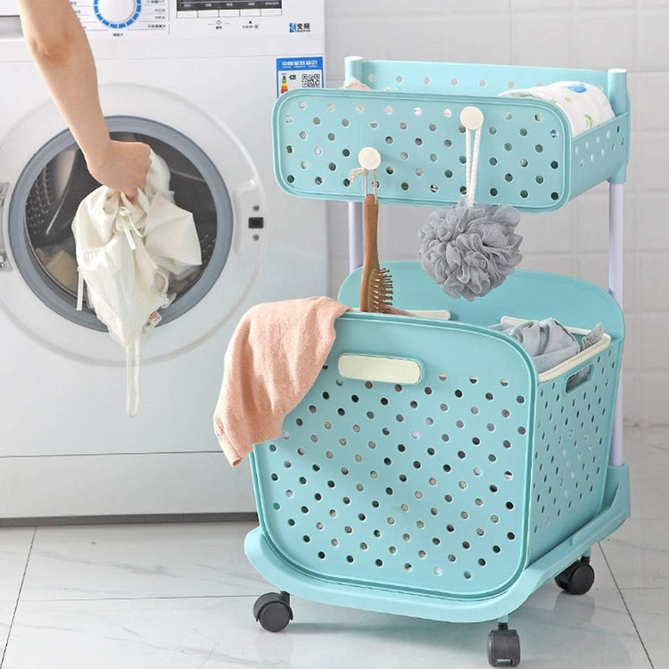 StoreNest Rolling Storage Organizer – 2 & 3 Tier Utility Cart